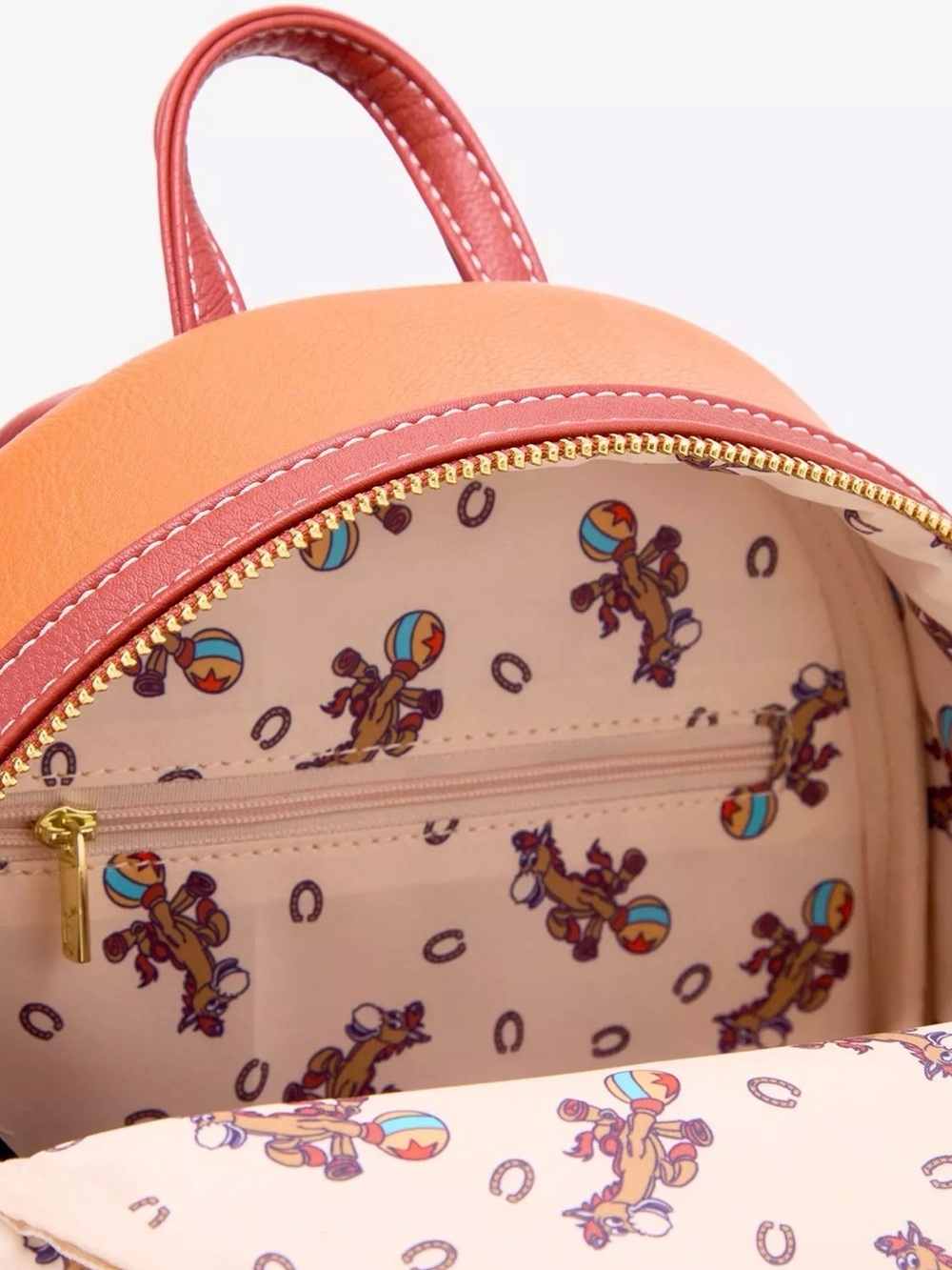 Loungefly Disney Pixar Toy Story Bullseye Saddle Mini Backpack SOLD OUT - Picture 4 of 4